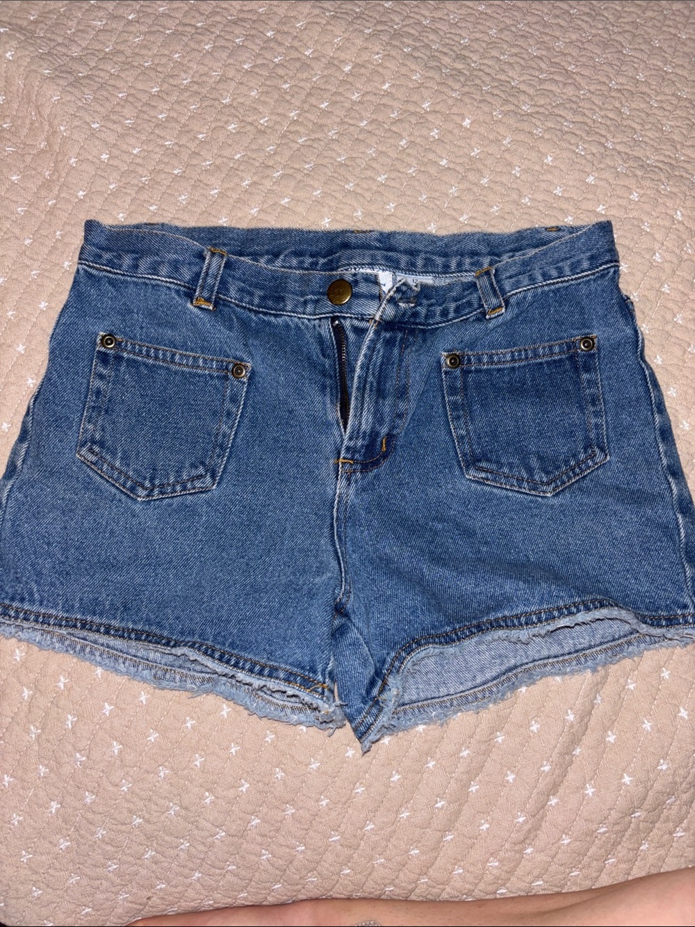 Light Blue Denim Jean Shorts